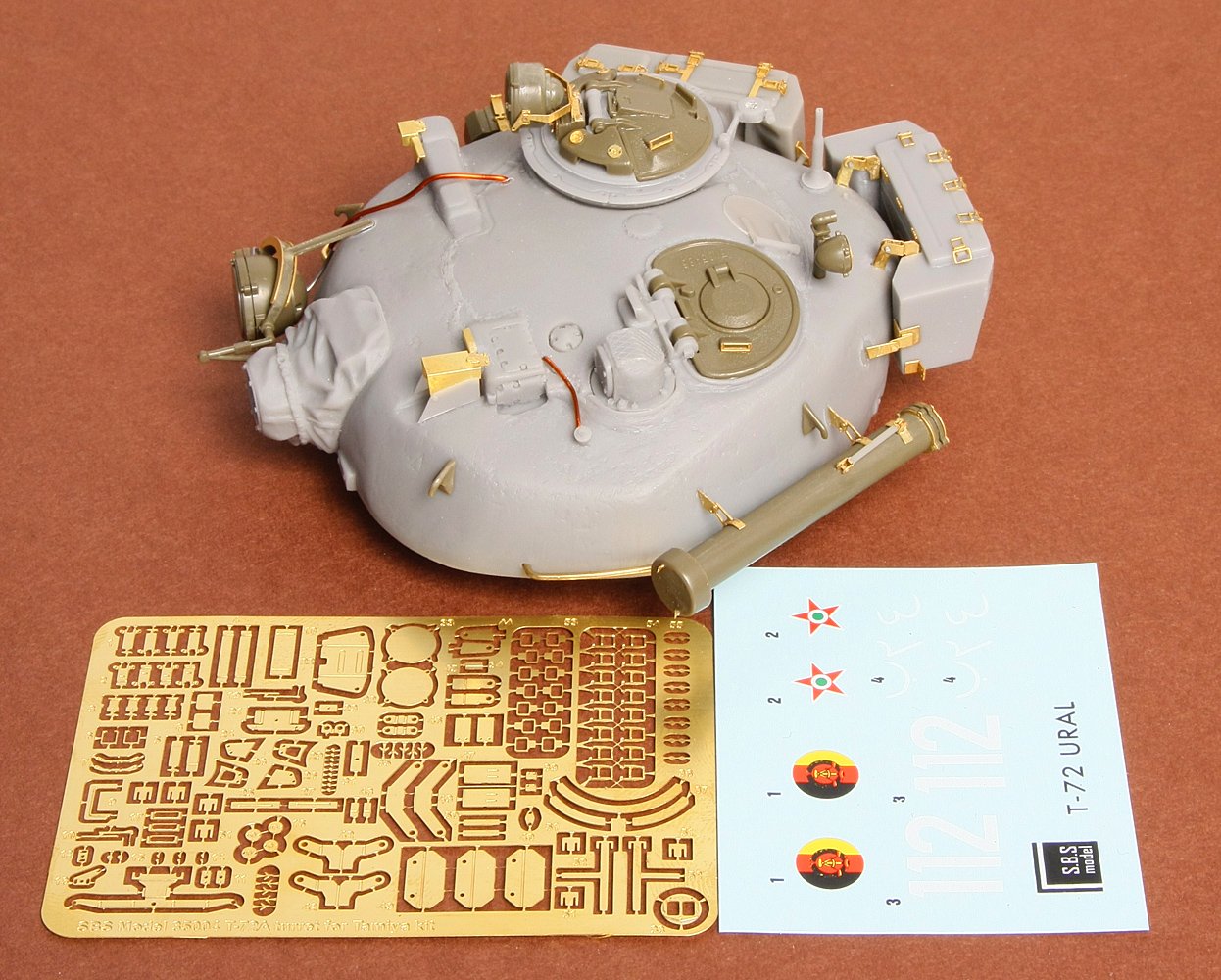 1/35 T-72 Ural Turret with Optical Rangefinder for Tamiya - Click Image to Close