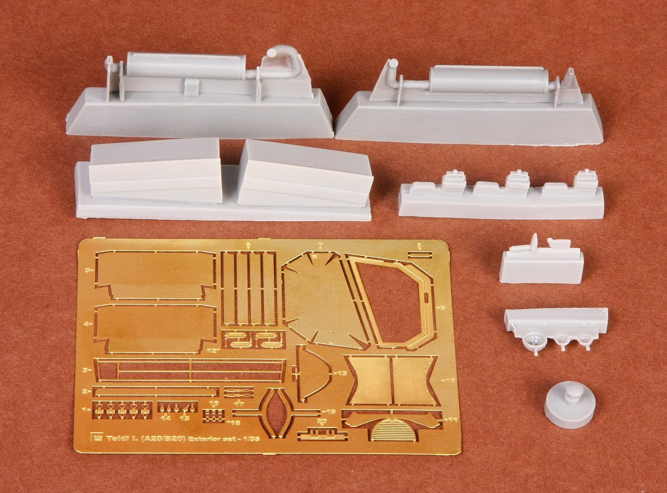 1/35 Toldi I (A20-B20) Exterior Set for Hobby Boss - Click Image to Close