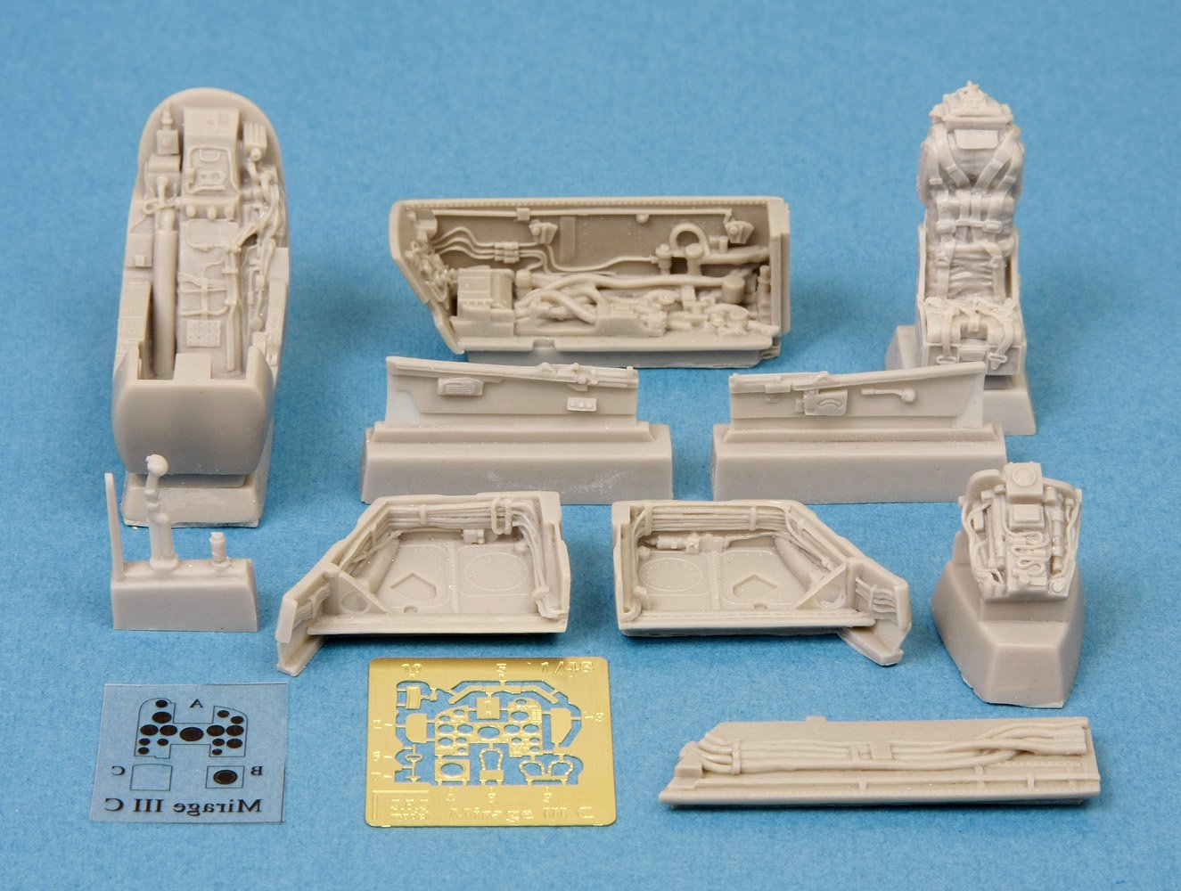 1/48 Mirage III C Detail Set for Eduard/Hobby Boss - Click Image to Close