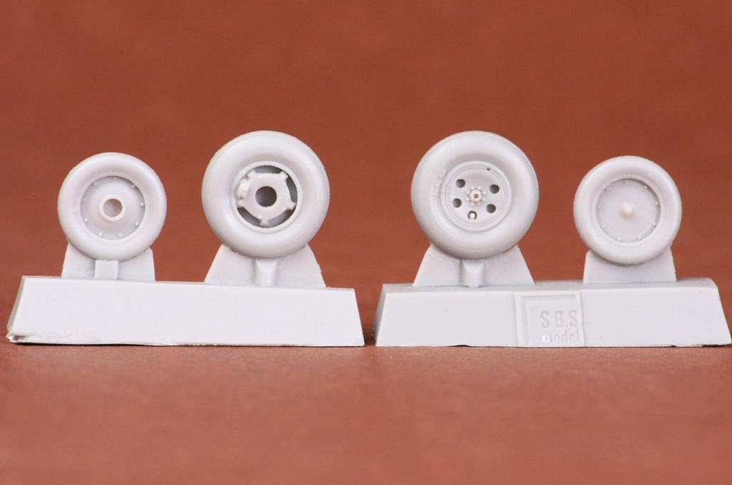 1/48 Folland Gnat T.1 Wheels Set for Airfix - Click Image to Close