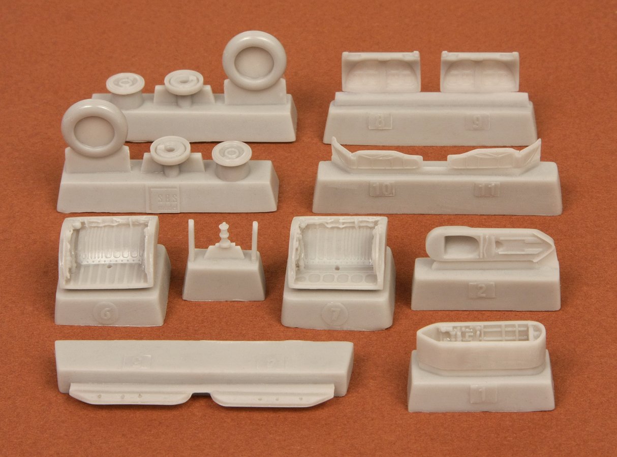 1/72 MiG-21bis Wheel Bays & Wheels for Zvezda - Click Image to Close