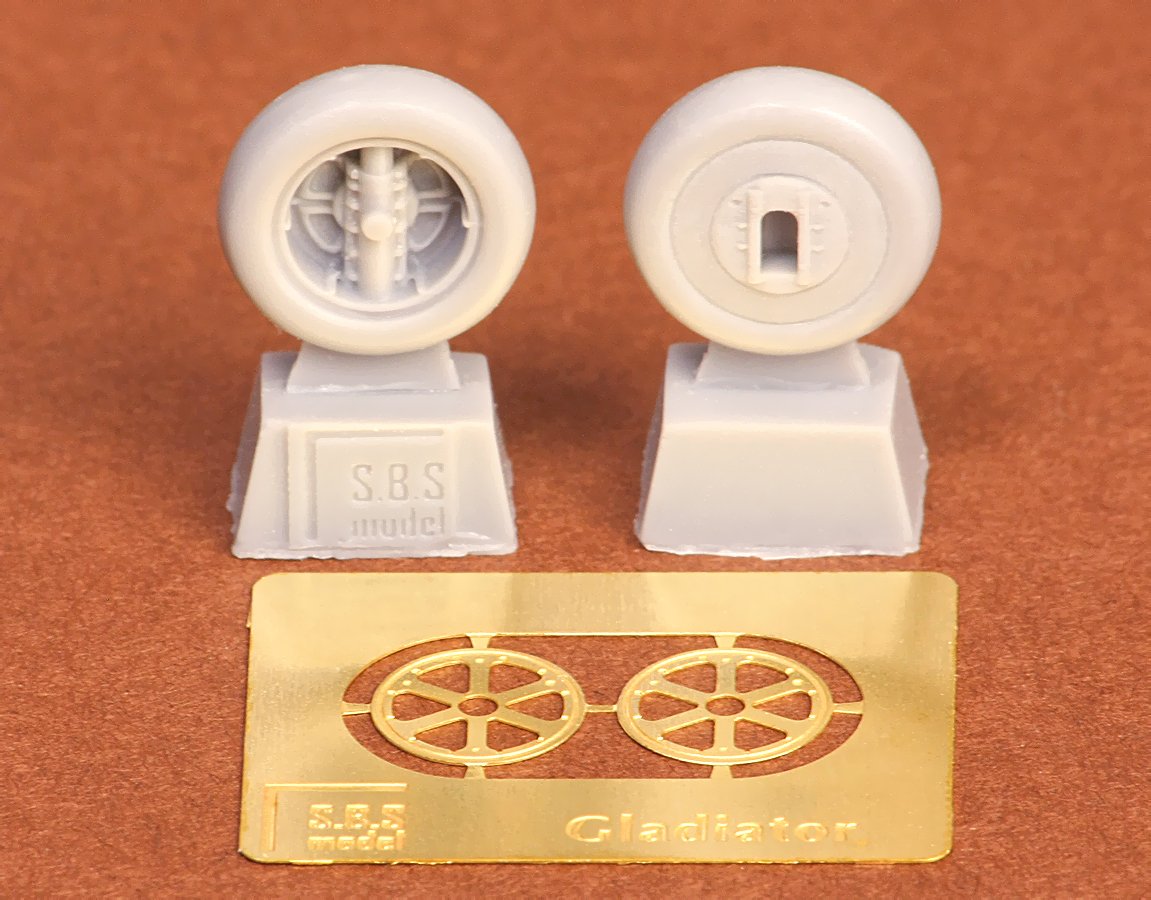 1/72 Gloster Gladiator Wheels (Spoked) for Airfix Kit - Click Image to Close