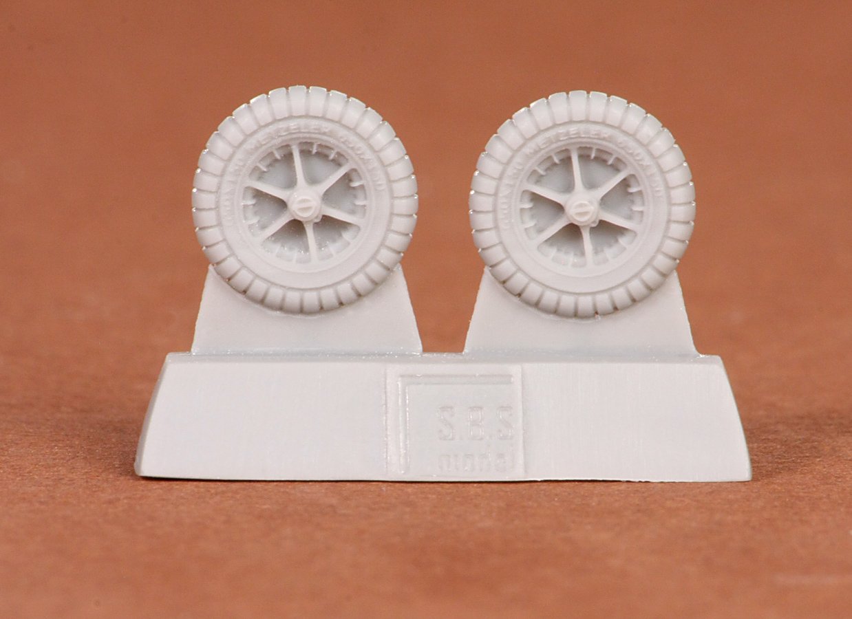 1/72 Messerschmitt Bf109E Wheel Set - Click Image to Close