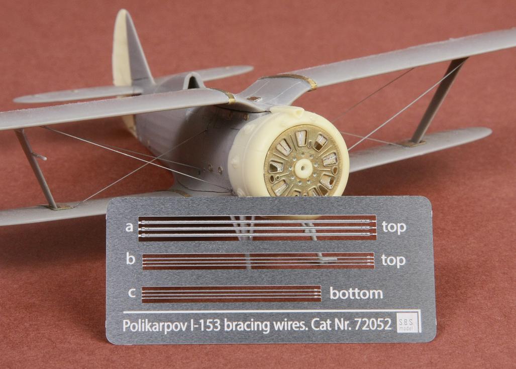 1/72 Polikarpov I-153 Chaika Rigging Wire Set for ICM/Revell - Click Image to Close