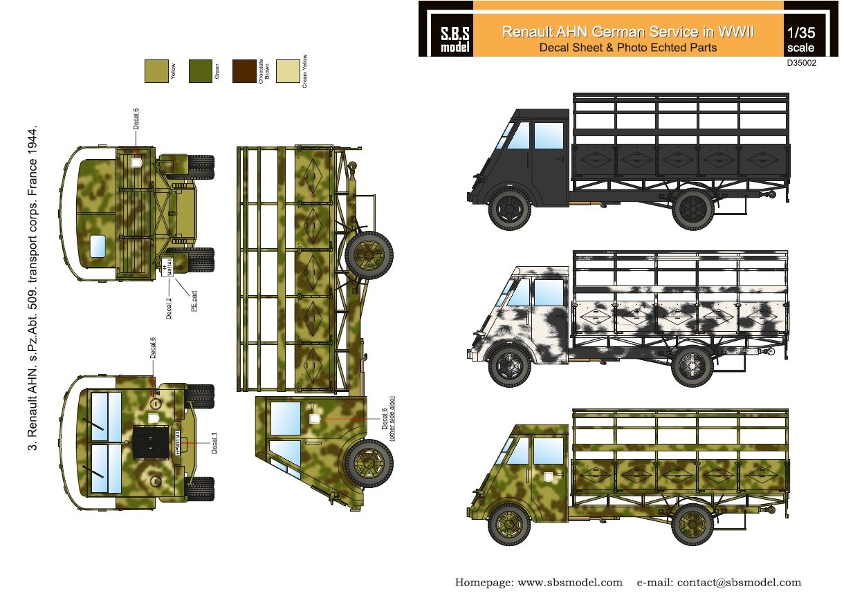 1/35 Renault AHN in German Military Service WWII w/PE - Click Image to Close