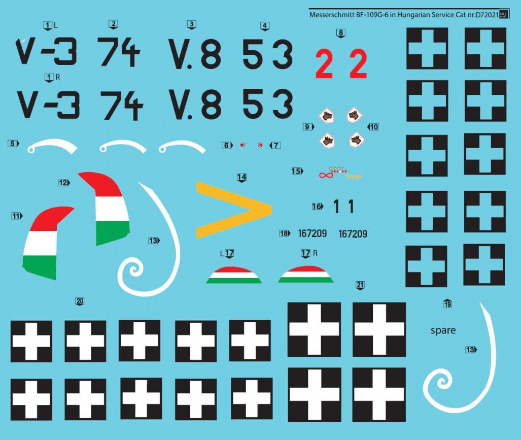 1/48 Messerschmitt Bf109G-6 in Hungarian Service #2 - Click Image to Close