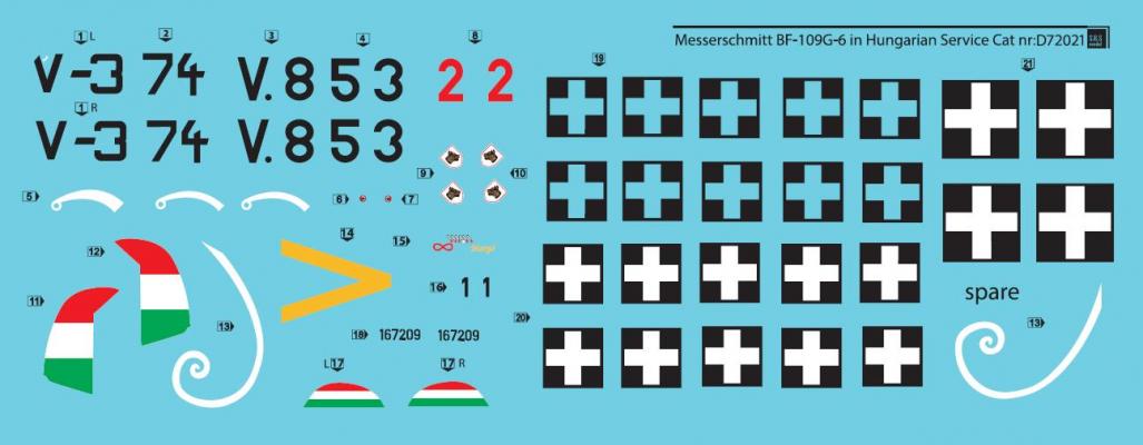 1/72 Messerschmitt Bf109G-6 in Hungarian Service #2 - Click Image to Close