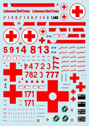 1/35 Lebanese Tanks & AFVs #3, VW T3 Ambulance and Transporter - Click Image to Close