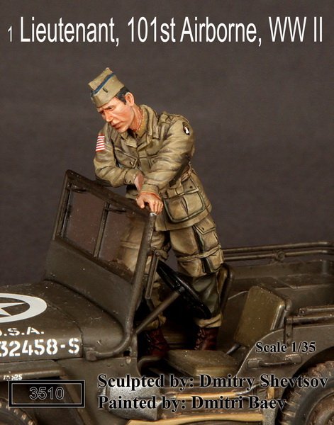 1/35 "1 Lieutenant", WWII US 101st Airborne Division - Click Image to Close