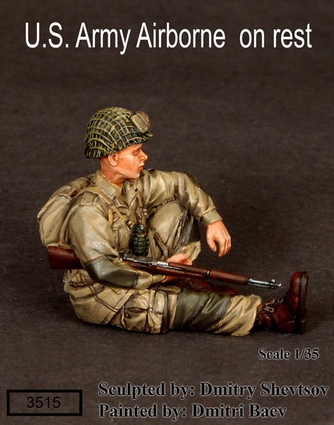 1/35 WWII US Army Airborne on Rest - Click Image to Close