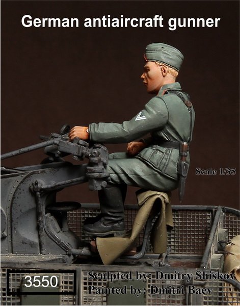 1/35 German Anti-Aircraft Gunner #1 - Click Image to Close