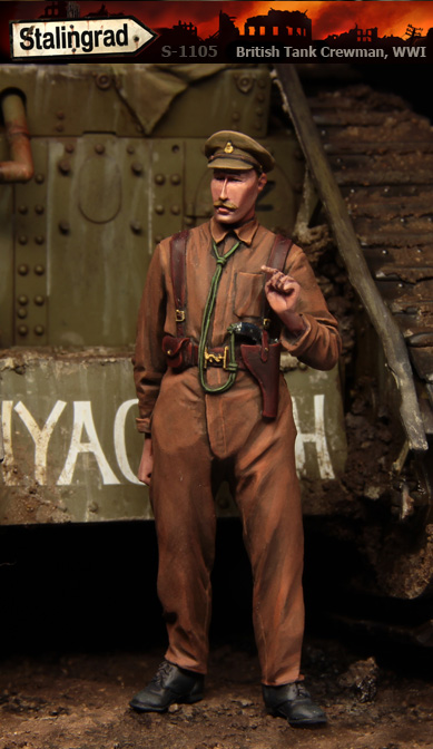 1/35 WWI British Tank Crewman #3 - Click Image to Close