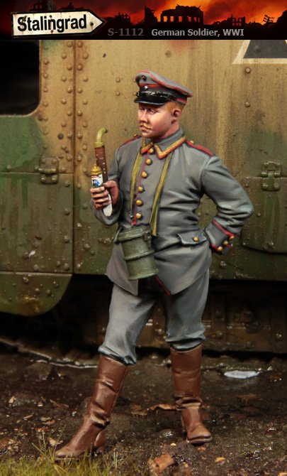 1/35 WWI German Soldier #2 - Click Image to Close