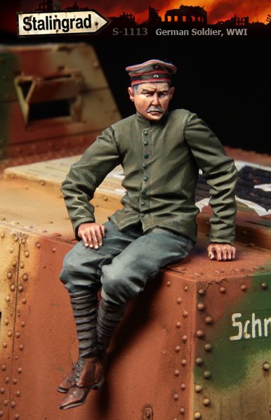 1/35 WWI German Soldier #3 - Click Image to Close