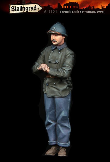 1/35 WWI French Tank Crewman #1 - Click Image to Close