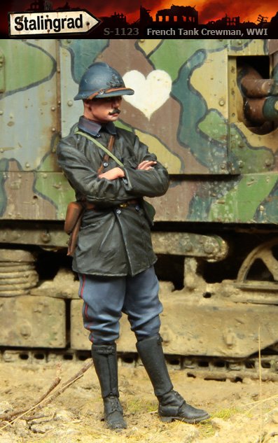 1/35 WWI French Tank Crewman #3 - Click Image to Close