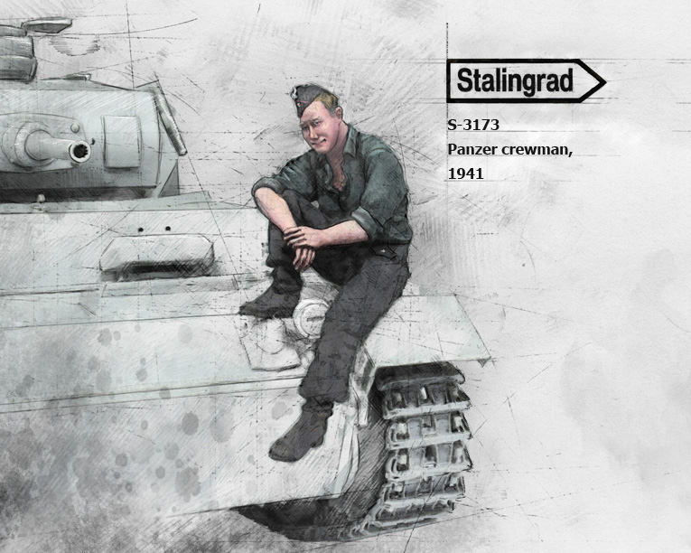 1/35 WWII German Panzer Crewman 1941 - Click Image to Close