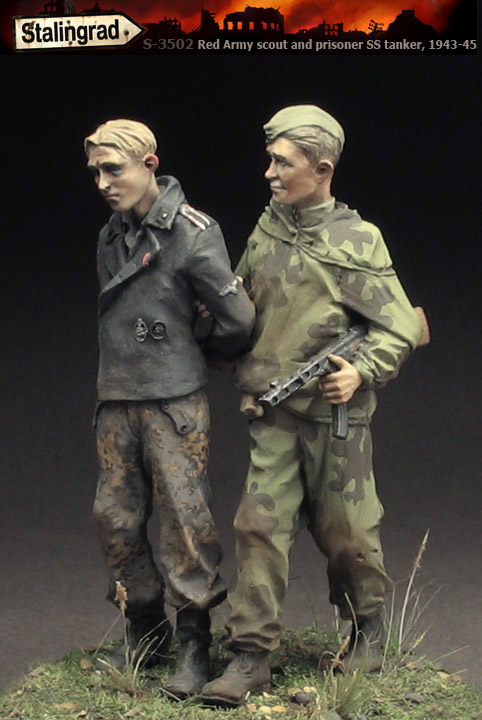 1/35 Red Army Scout and Prisoner SS-Tanker, 1943-45 - Click Image to Close