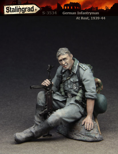 1/35 German Infantryman At Rest #4, 1939-44 - Click Image to Close