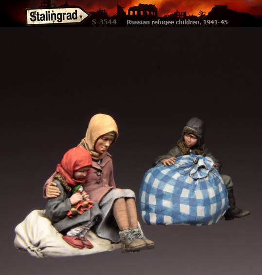 1/35 Russian Refugee Children 1941-45 - Click Image to Close