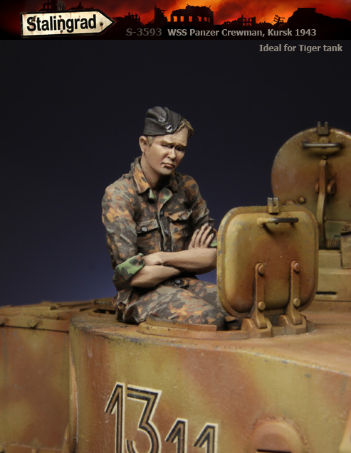 1/35 German Waffen SS Panzer Crewman, Kursk 1943 #1 - Click Image to Close