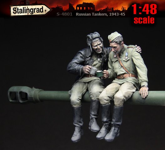 1/48 Russian Tankers 1943-45 (2 Figures) - Click Image to Close