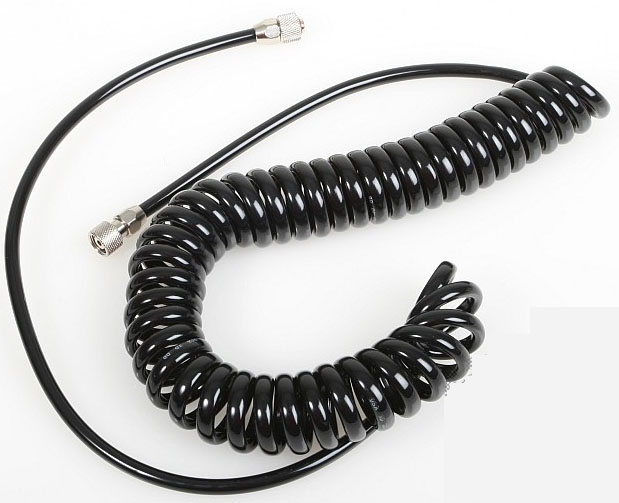 3 Meter PU Curly Hoses (1/8 x 1/8 Fittings) - Click Image to Close