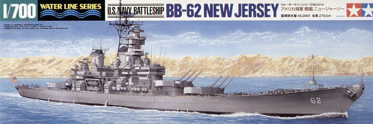 1/700 USS Battleship BB-62 New Jersey - Click Image to Close