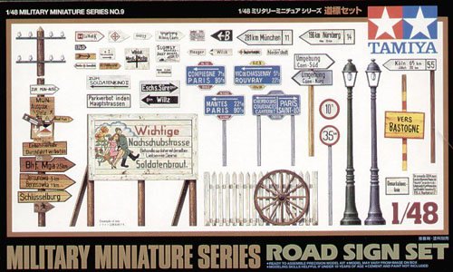 1/48 Road Sign Set - Click Image to Close