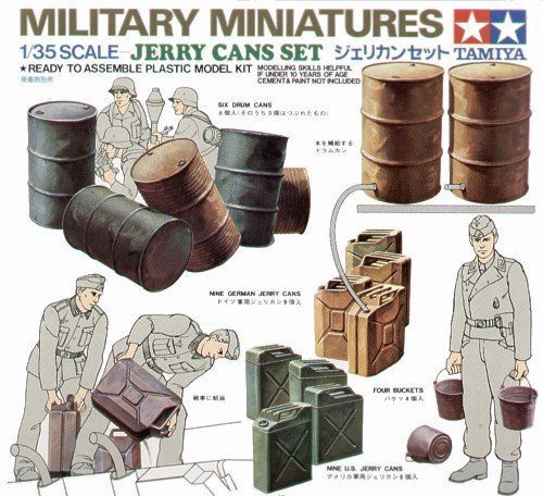 1/35 Jerry Cans Set - Click Image to Close