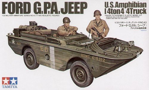 1/35 US Amphibian Ford G.P.A. Jeep - Click Image to Close