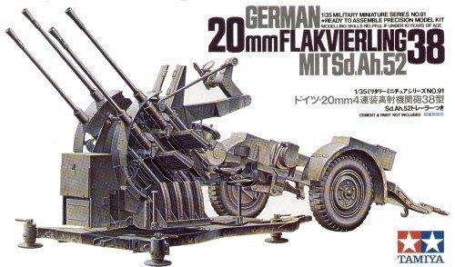 1/35 German 2cm Flakvierling 38 mit Sd.Ah.52 - Click Image to Close