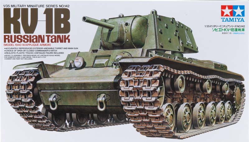 1/35 Russian KV-1B Tank - Click Image to Close