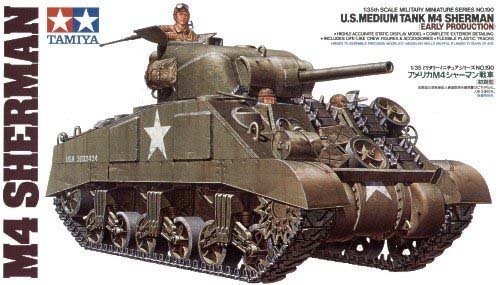 1/35 US Medium Tank M4 Sherman Early Production - Click Image to Close