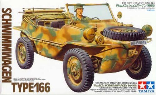 1/35 German Pkw. K2s Schwimmwagen Type 166 - Click Image to Close