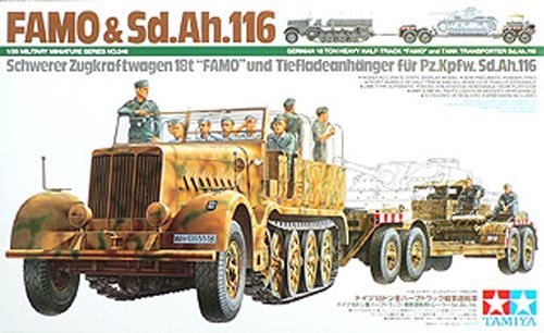 1/35 German 18 Ton Sd.Kfz.9 "Famo" & Tank Transporter Sd.Ah.116 - Click Image to Close