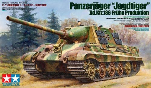 1/35 German Heavy Tank Destroyer Jagdtiger Early Production - Click Image to Close