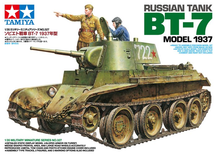 1/35 Russian Tank BT-7 Model 1937 - Click Image to Close