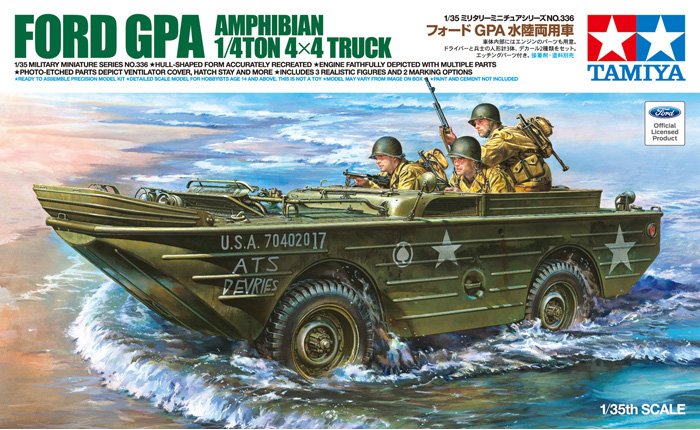 1/35 Ford GPA Amphibian 1/4 ton 4x4 Truck - Click Image to Close