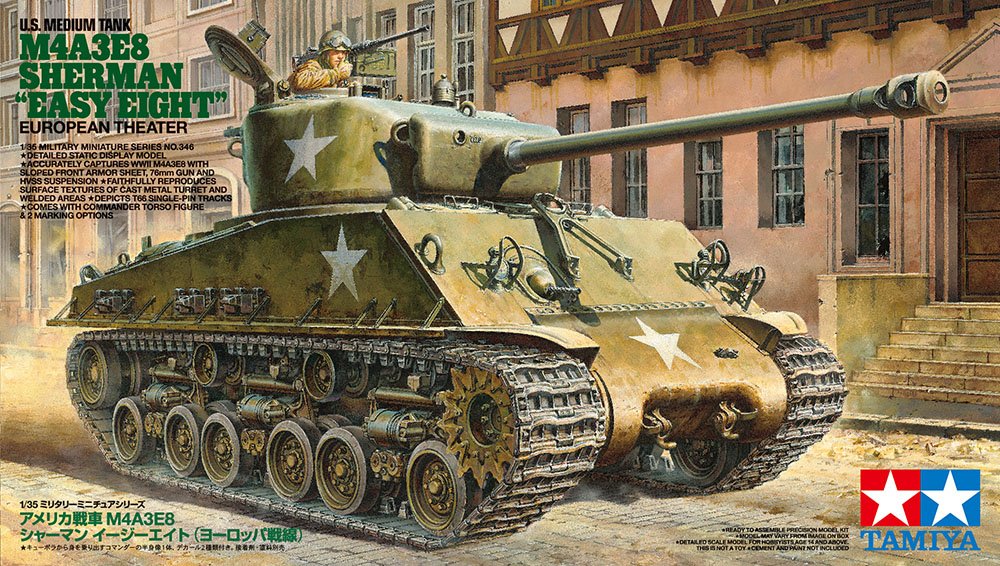 1/35 US M4A3E8 Sherman "Easy Eight", European Theater - Click Image to Close