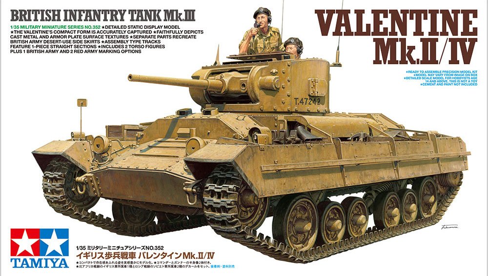 1/35 British Infantry Tank Mk.III Valentine Mk.II/IV - Click Image to Close