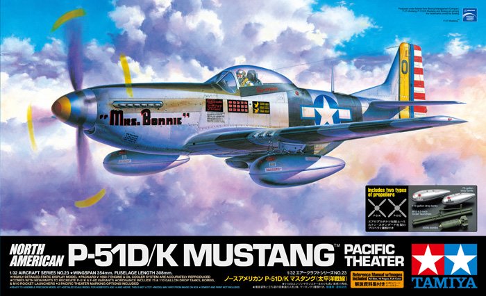 1/32 North American P-51D/K Mustang, Pacific Theater - Click Image to Close