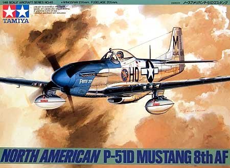 1/48 North American P-51D Mustang "8th AF" - Click Image to Close