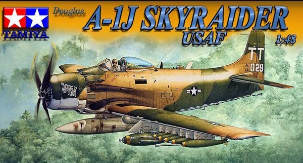 1/48 Douglas A-1J Skyraider US Air Force - Click Image to Close