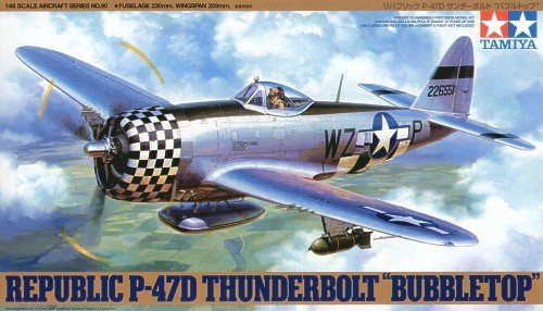 1/48 Republic P-47D Thunderbolt "Bubbletop" - Click Image to Close