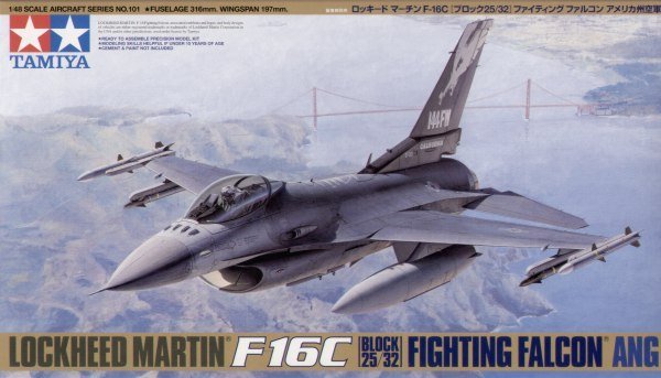 1/48 Lockheed Martin F-16C Block 25/32 Fighting Falcon ANG - Click Image to Close