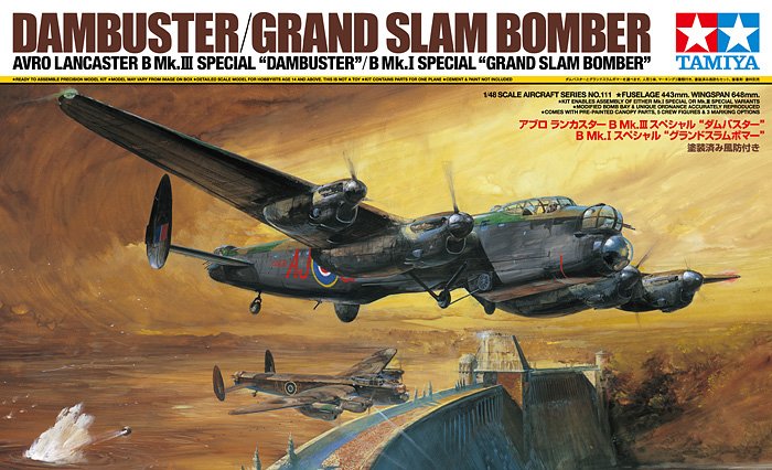 1/48 Avro Lancaster B Mk.III "Dambuster" / Mk.I "Grand Slam" - Click Image to Close