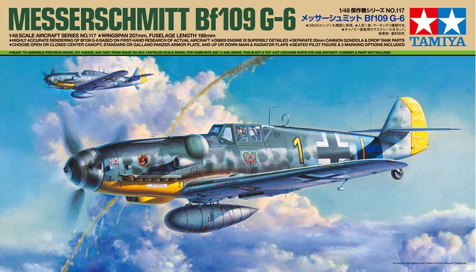 1/48 Messerschmitt Bf109G-6 - Click Image to Close