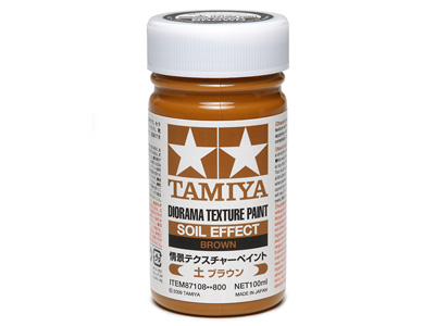 Diorama Texture Paint 100ml (Soil Effect,Brown) - Click Image to Close