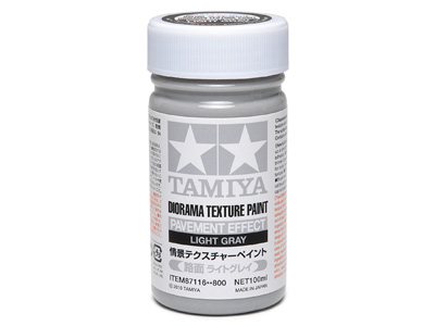 Diorama Texture Paint 100ml (Pavement Effect,Light Gray) - Click Image to Close